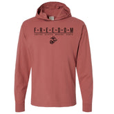 Comfort Wash FREEDOM Lightweight Crimson Hoodie