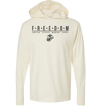 Comfort Wash Freedom Lightweight Parchment Hoodie