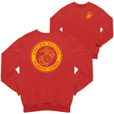 Marines Large Gold Seal 2-Sided Sweatshirt