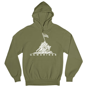 Iwo Jima U.S. Marines Hoodie (Captain's Special)