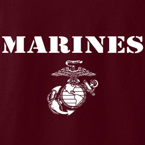 Maroon Vintage Marines Performance Tee