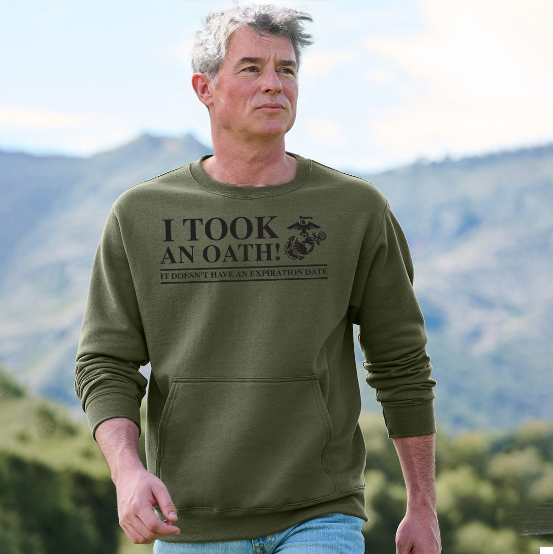 Marines I Took An Oath Pocket Sweatshirt