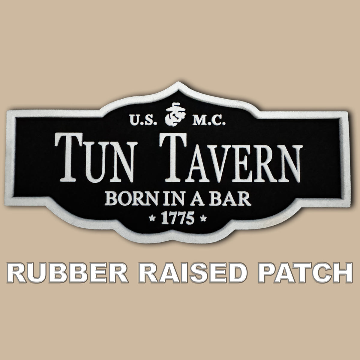3D Rubber Tun Tavern Patch Ripstop Stone Hat