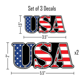 USA Decal - Patriotic | Patriotic USA Decal