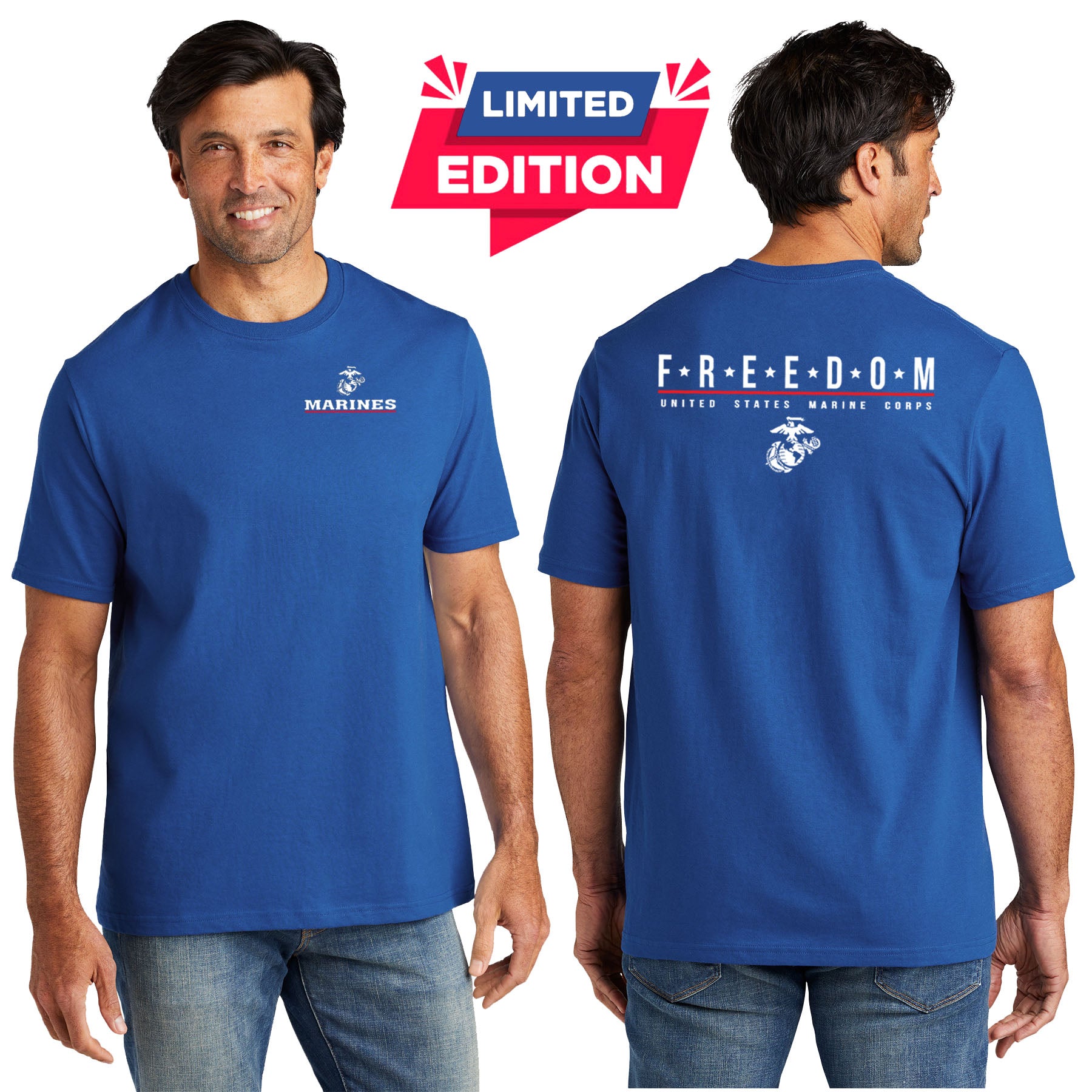 Limited Edition USMC Freedom Royal Tee