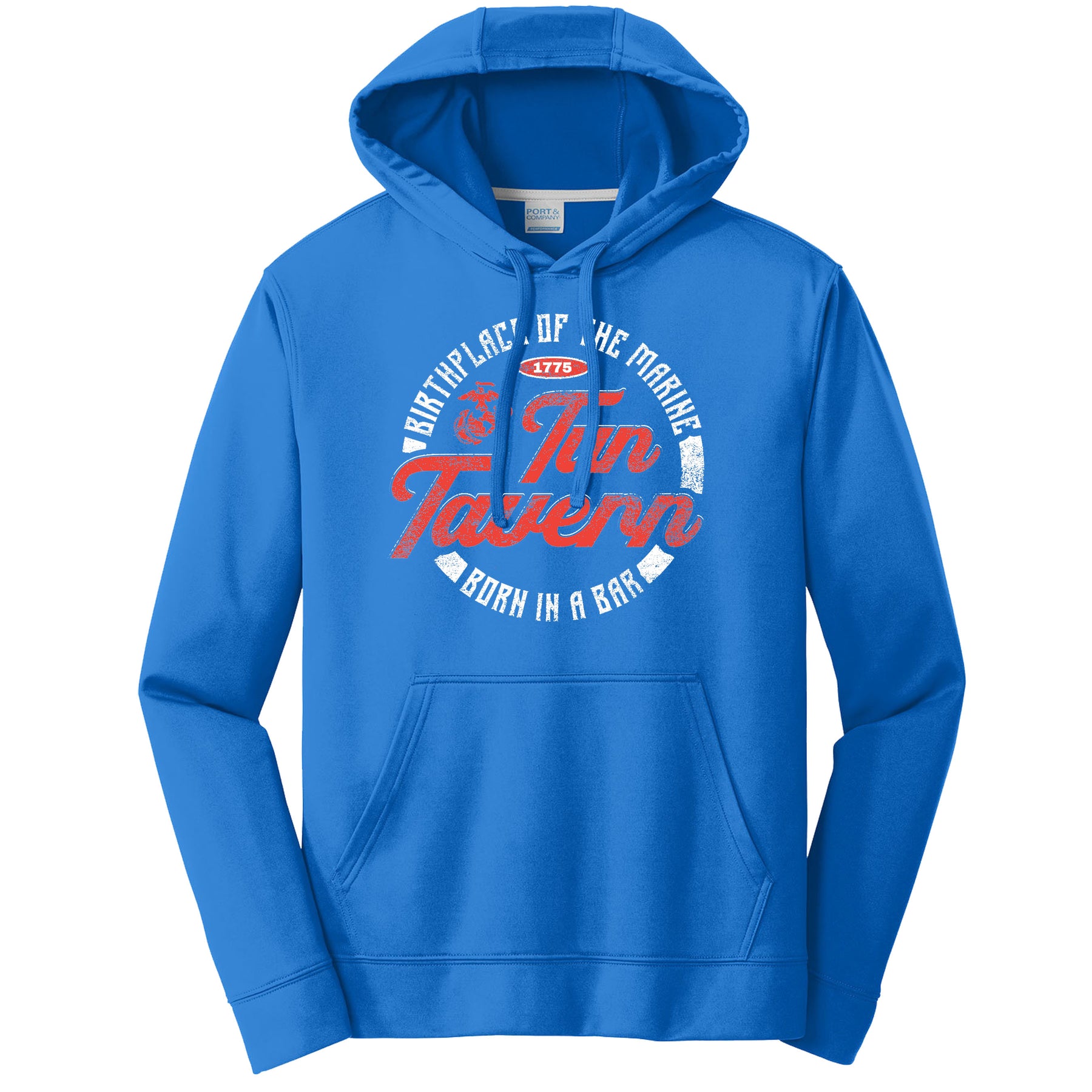 Tun Tavern Marine Corps Performance Royal Hoodie (Captain's Special)