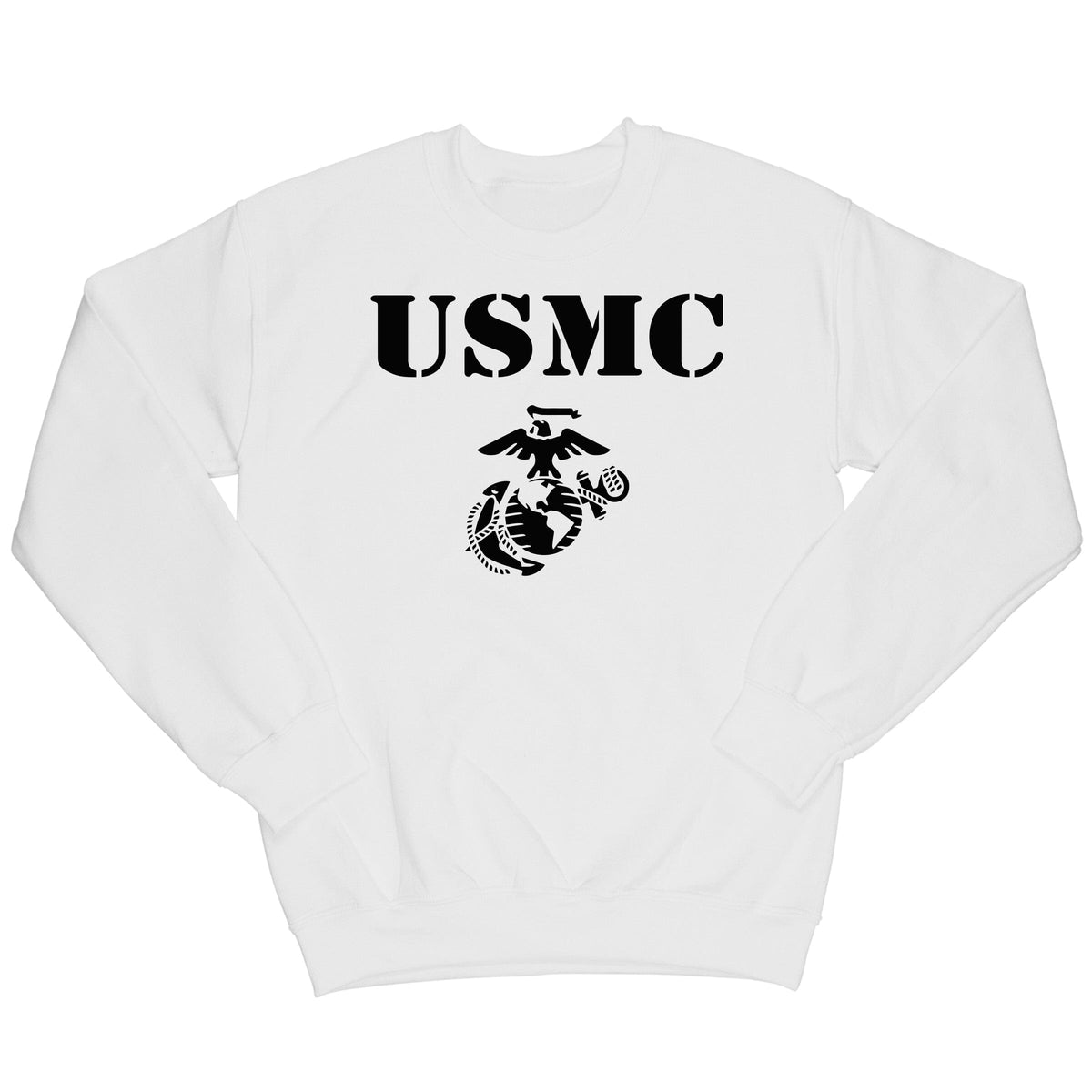 Closeout White USMC EGA Sweatshirt