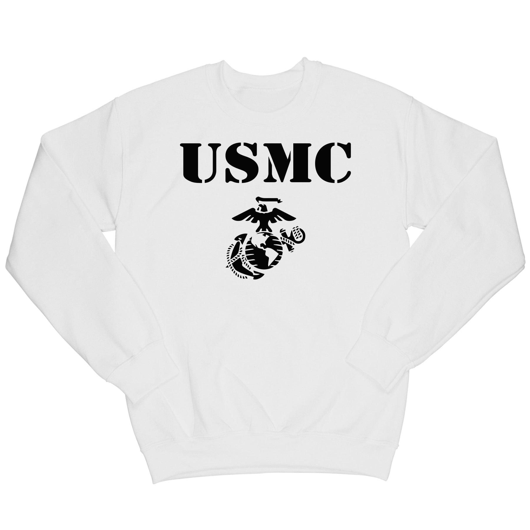 Closeout White USMC EGA Sweatshirt