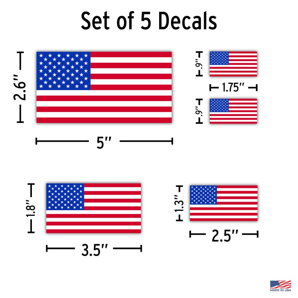 USA Decal - Patriotic | American Flag Decal