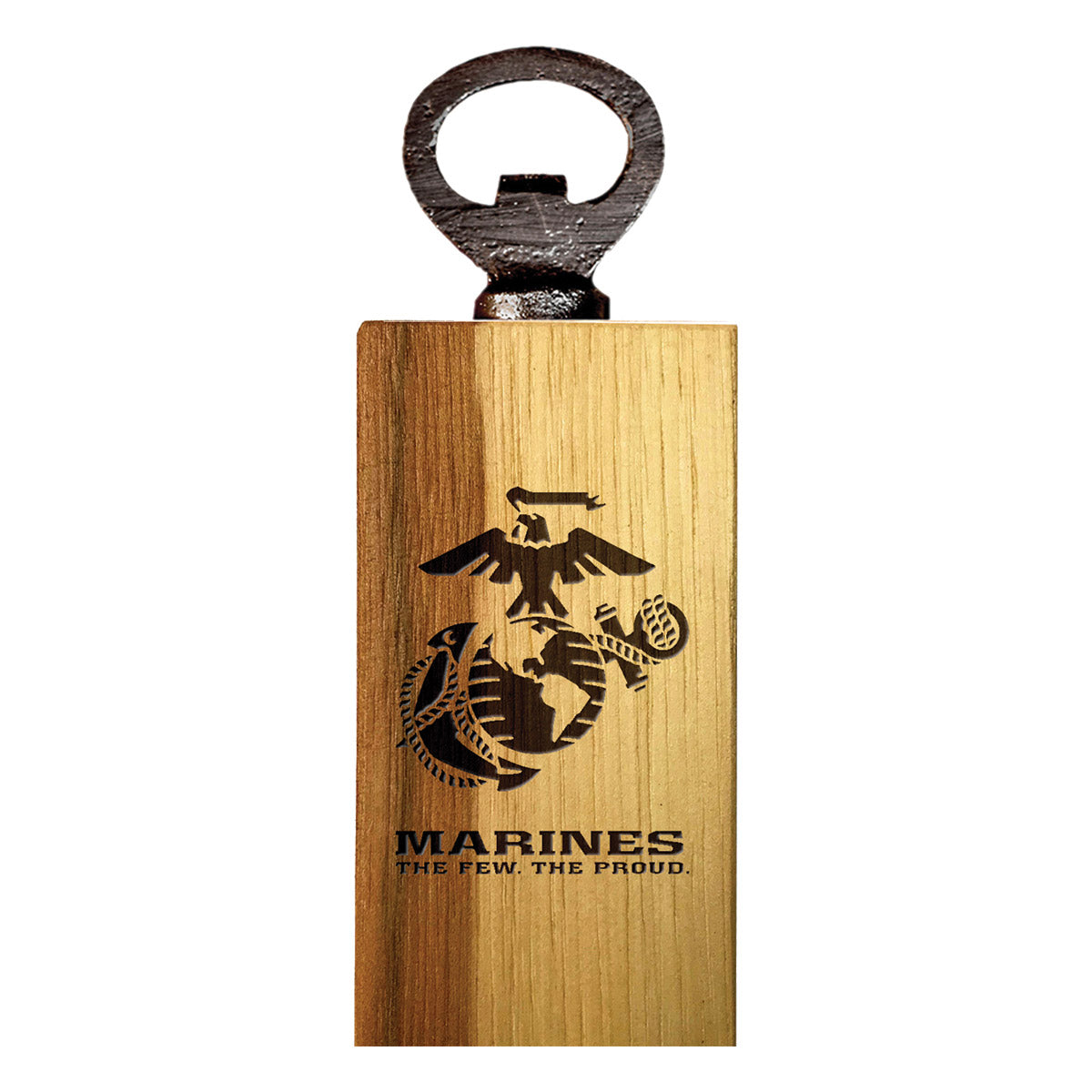 Marine Wooden Bottle Opener -Made In USA