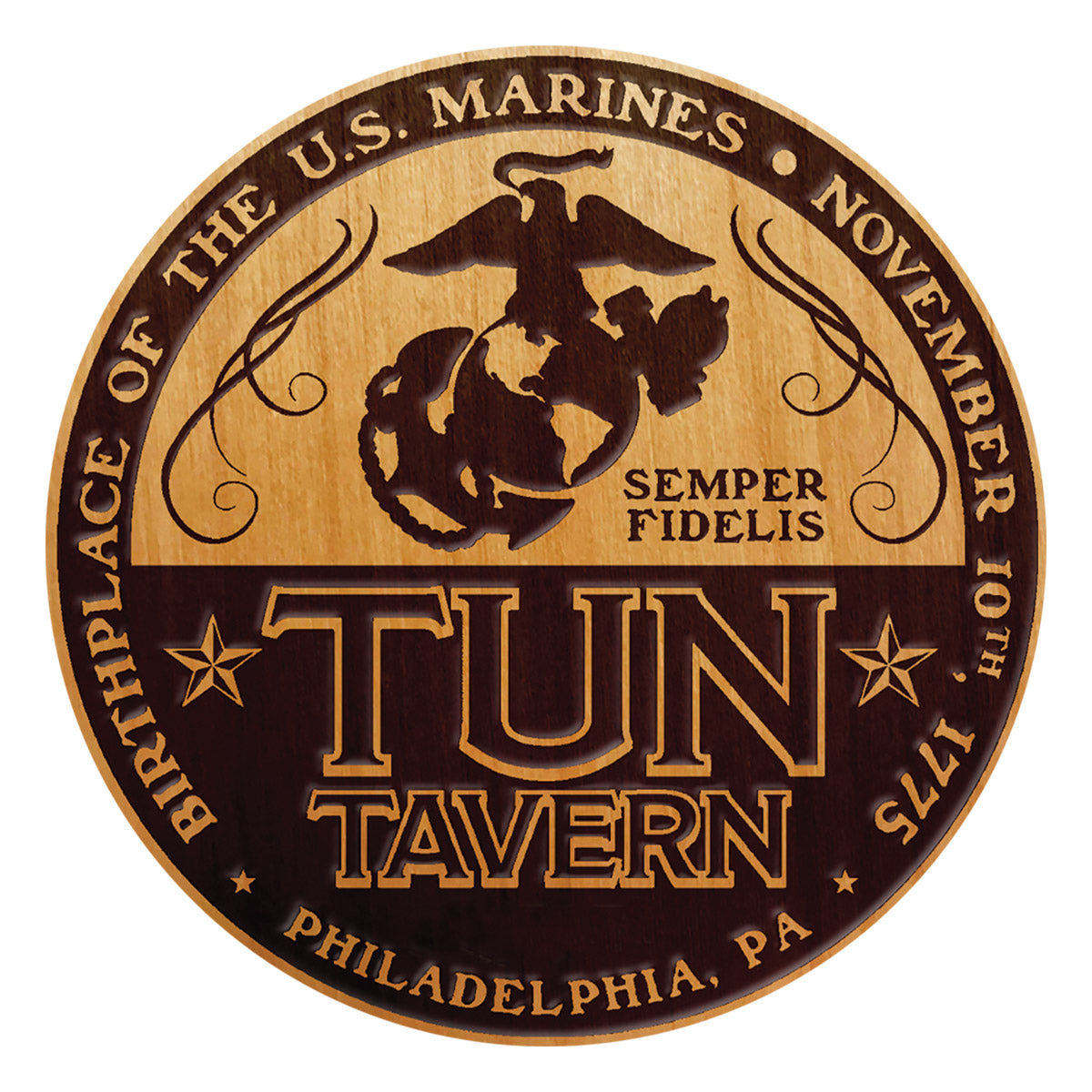 Tun Tavern 4 Pack Coaster Set- Made In USA