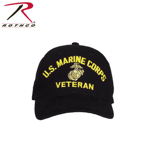 U.S. Marine Corps Veteran Gold & Black Low Profile Hat - Marine Corps Direct