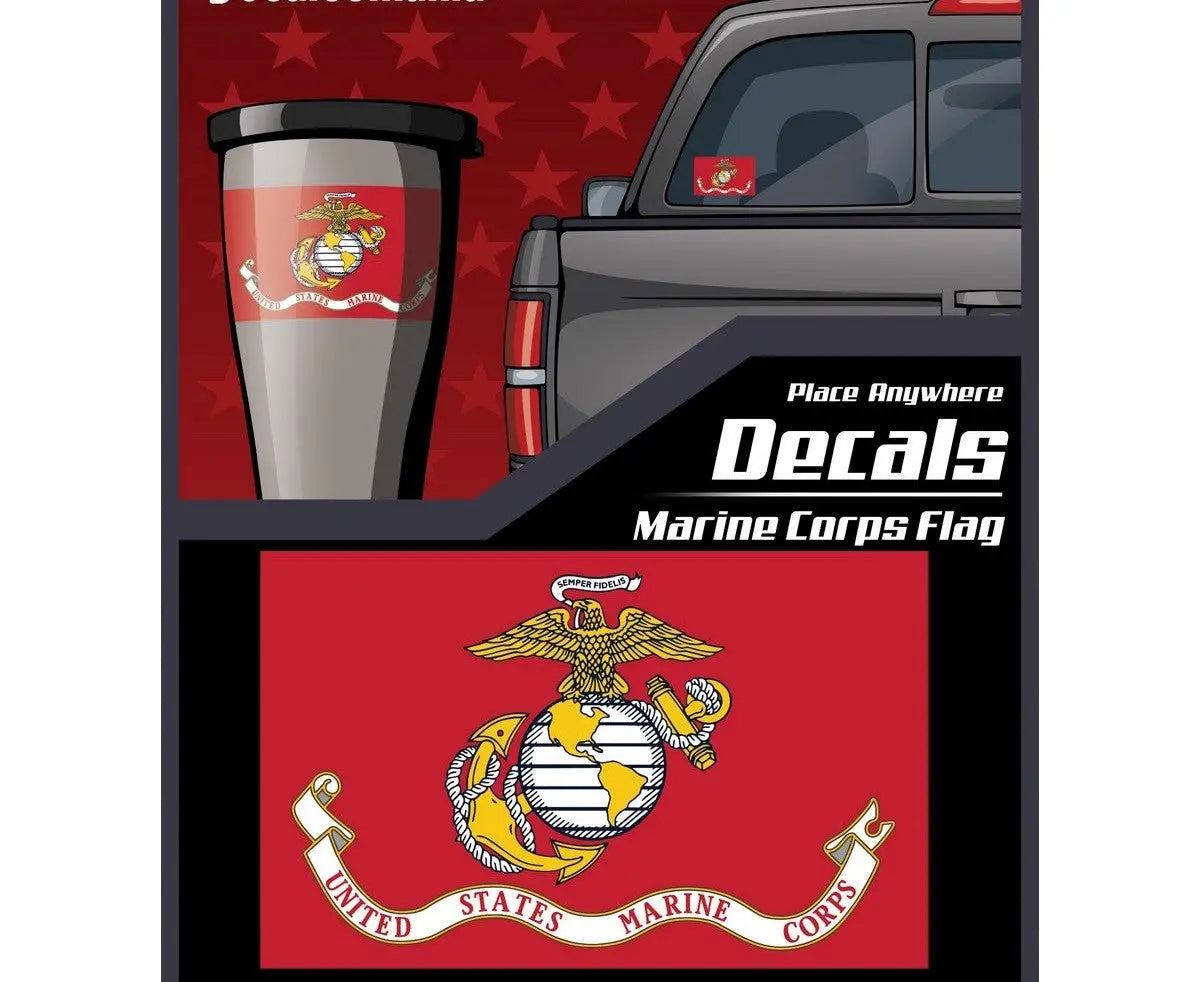 U.S. Marine Corps Flag Decal