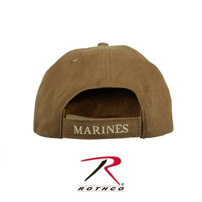 Large Globe & Anchor Khaki Marine Hat - Marine Corps Direct