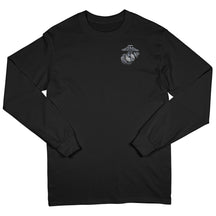 Aluminum EGA Embroidered Long Sleeve Tee