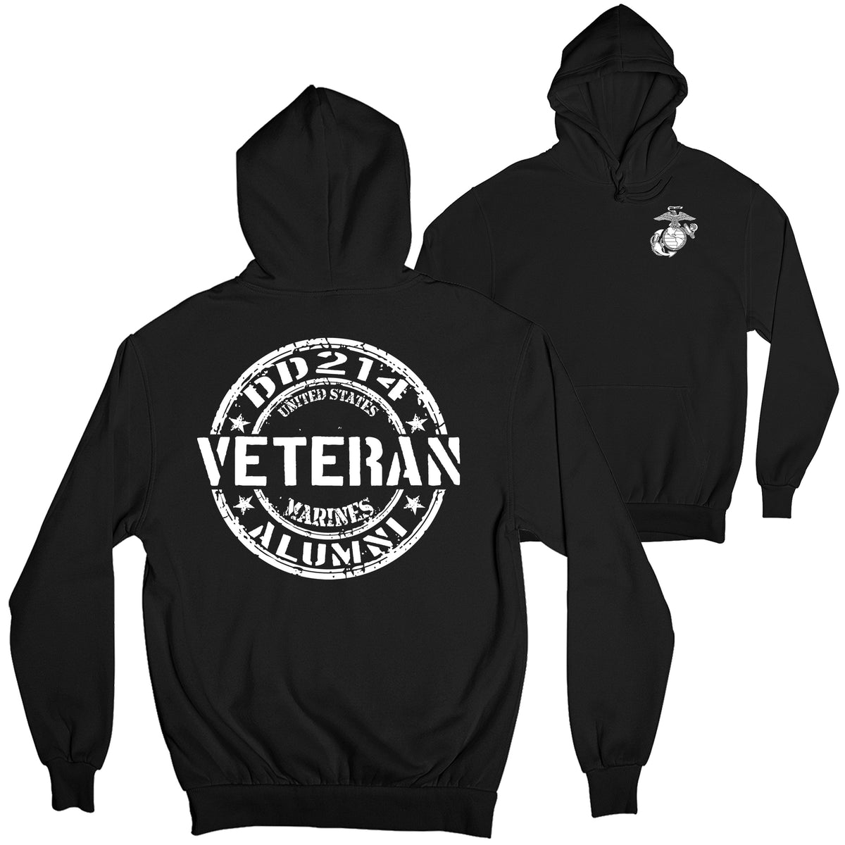 U.S. Marine Corps Alumni 2-Sided Hoodie