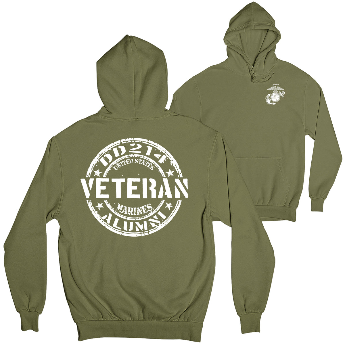 U.S. Marine Corps Alumni 2-Sided Hoodie
