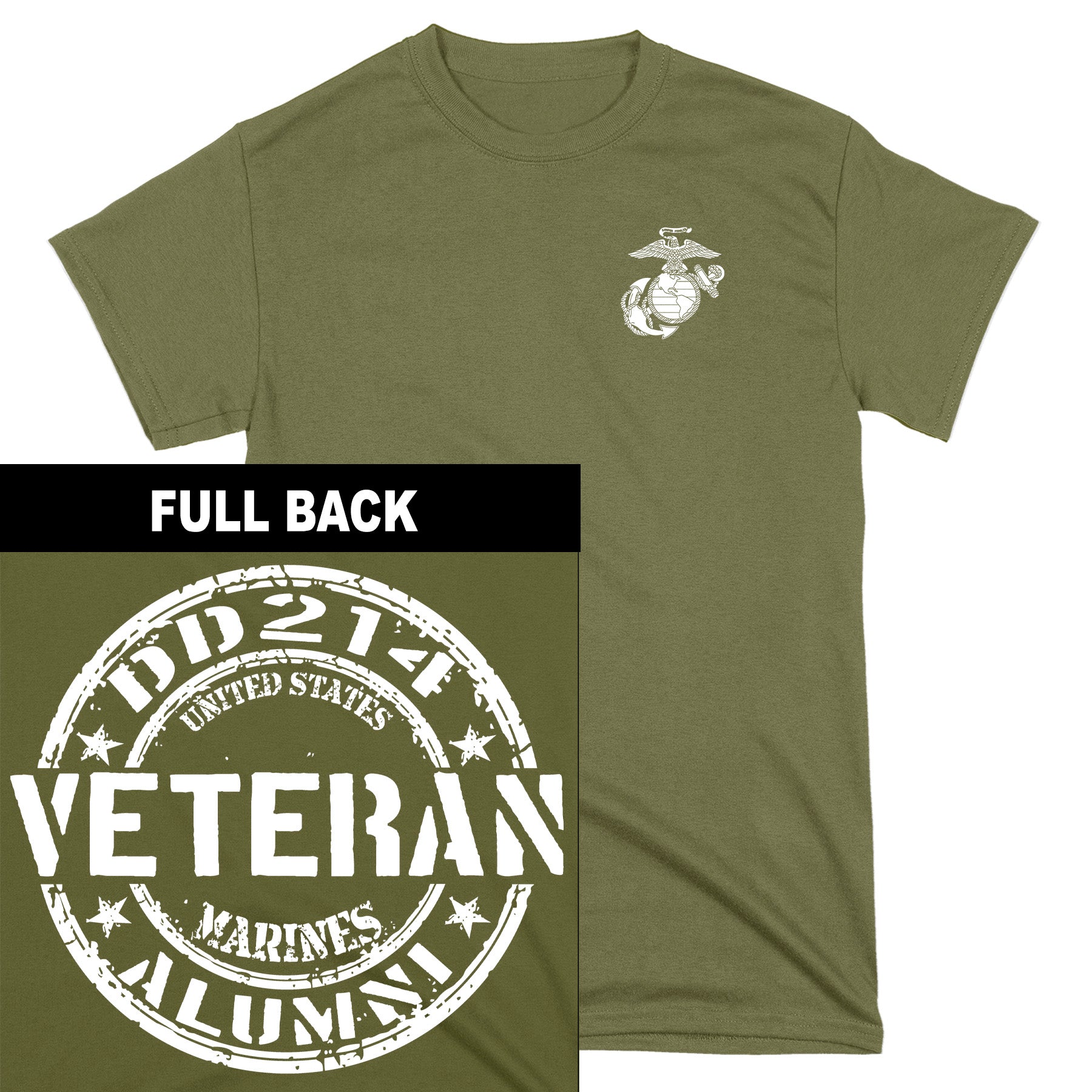 U.S. Marine Corps Alumni 2-Sided T-Shirt
