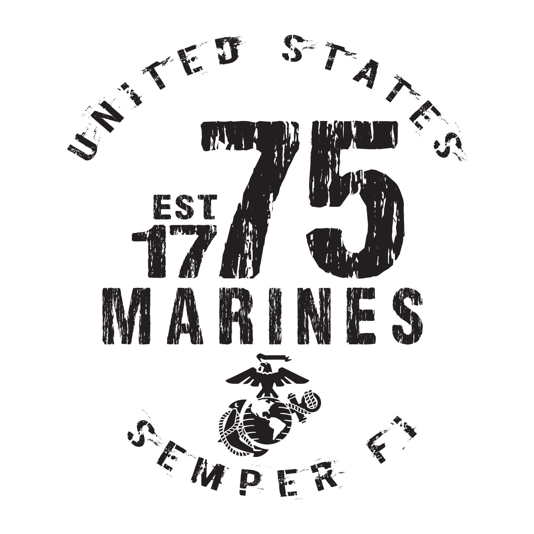 Marines Est. 1775 2-Sided Long Sleeve Tee