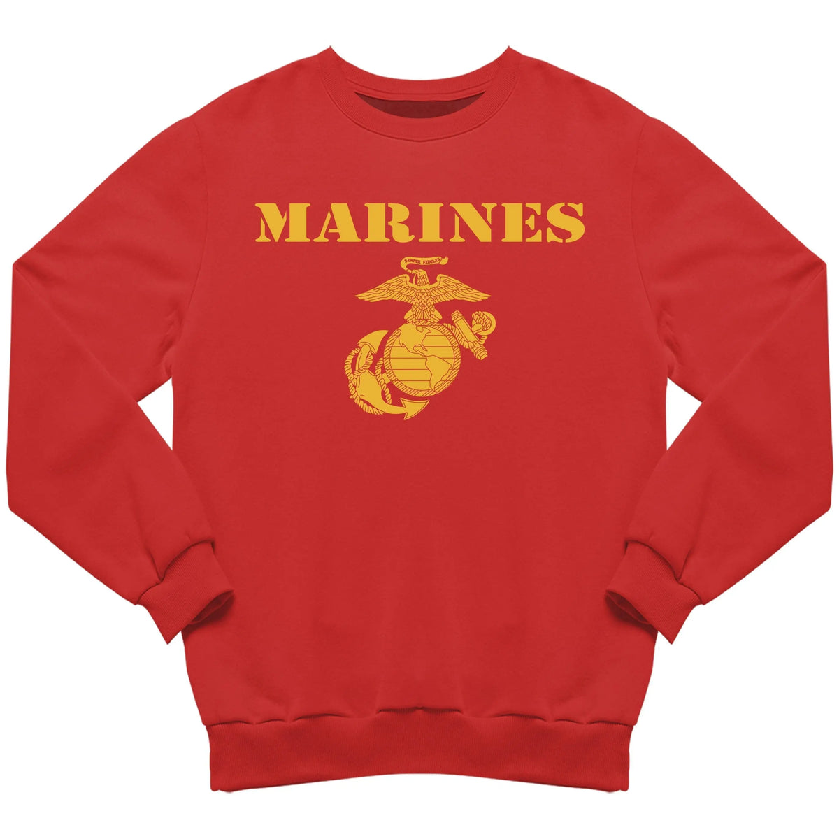 Red & Gold Vintage Marines Sweatshirt