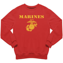 Red & Gold Vintage Marines Sweatshirt