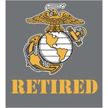 Retired Marines Chest Seal Performance Long Sleeve T-Shirt - Marine Corps Direct