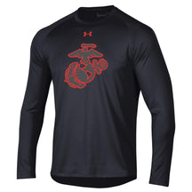 Under Armour Red & Gray EGA Tech Performance Long Sleeve Tee