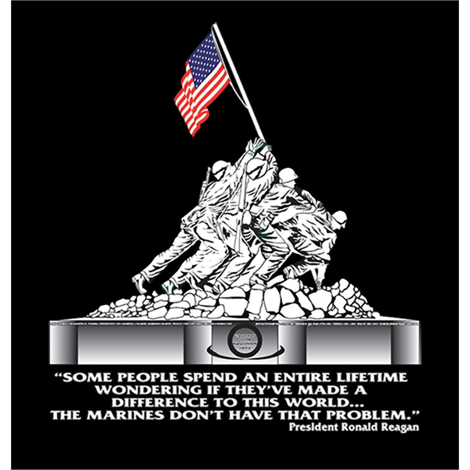 Iwo Jima 2-Sided Hoodie - Marine Corps Direct