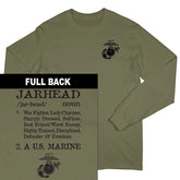 Jarhead 2-Sided Long Sleeve T-Shirt - Marine Corps Direct