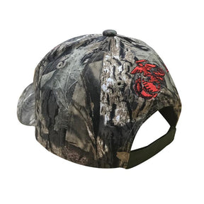 USMC Mossy Oak Country Cap with Flag