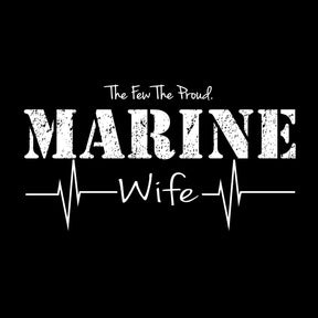 The Few The Proud Marine Wife Hoodie