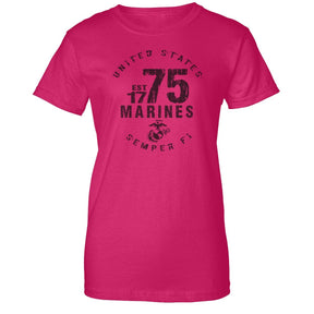 Marines Est. 75 Women's T-Shirt - Marine Corps Direct