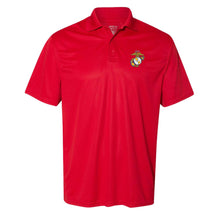 COMBAT CHARGED EGA Screen Printed Dri-Fit Performance Polo - Marine Corps Direct