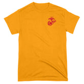 Marines Red EGA Chest Seal Tee