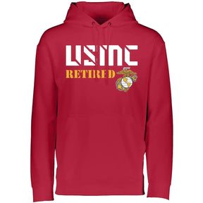 USMC Retired Dri-Fit Performance Hoodie - Marine Corps Direct