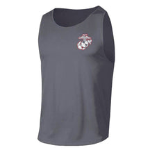 Combat Charged Red & White EGA Chest Seal Performance Tank