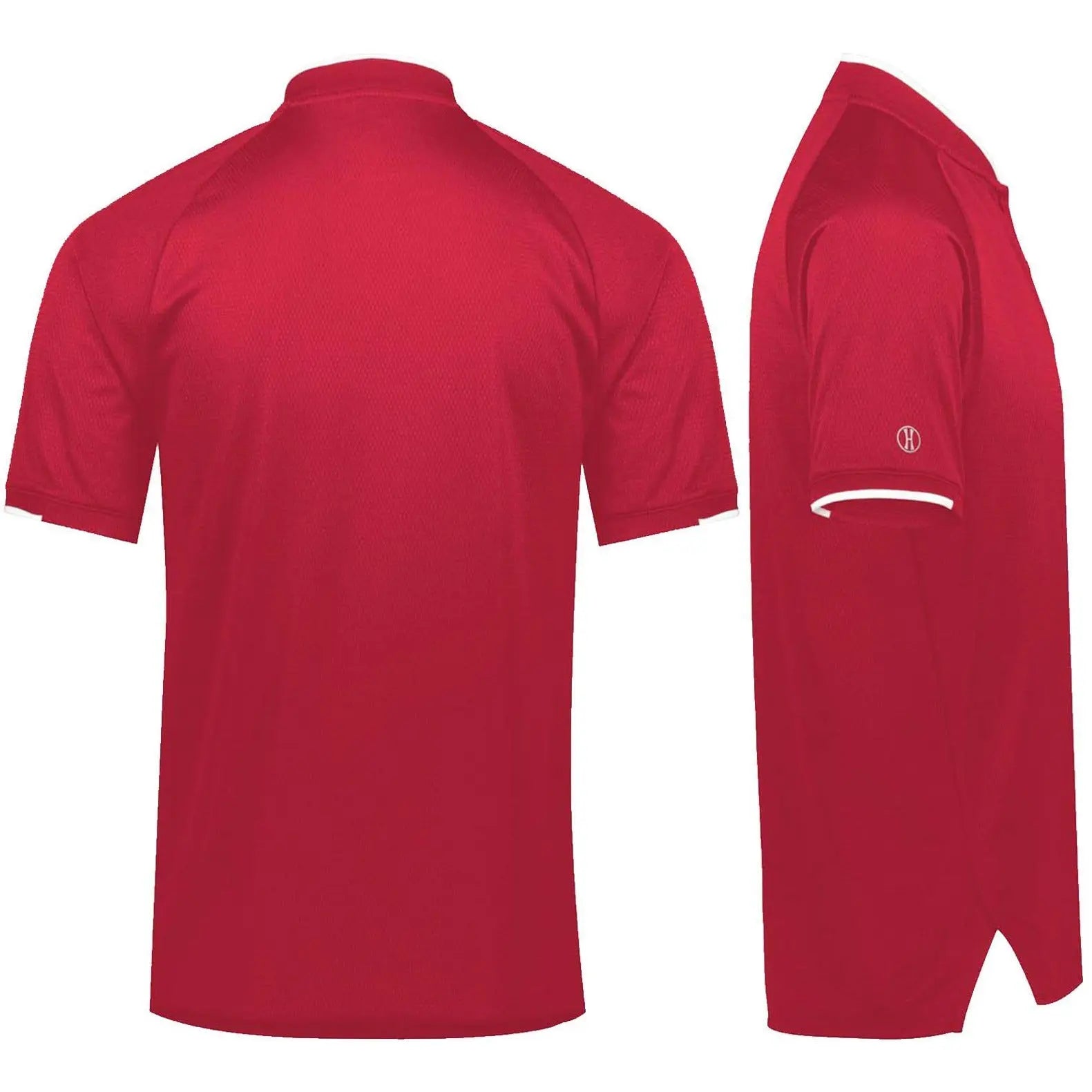 Combat Charged Aluminum EGA Embroidered Mock Collar Dri-Fit Performance Polo - Marine Corps Direct