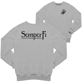 Semper Fi 2-Sided Sweatshirt - Marine Corps Direct