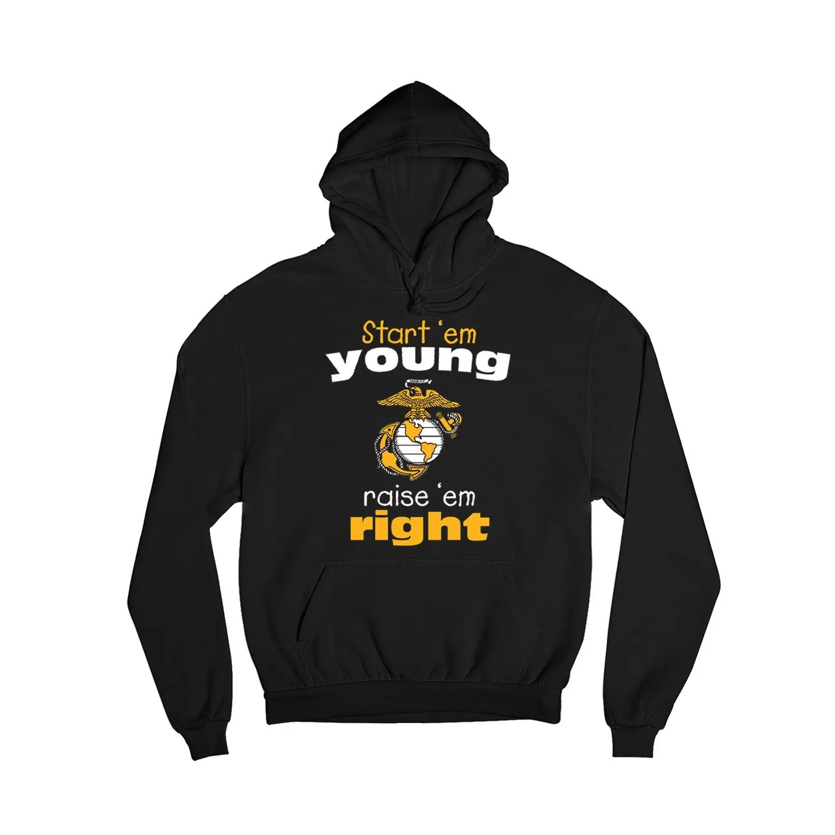 Start'em Young, Raise'em Right Youth Hoodie - Marine Corps Direct