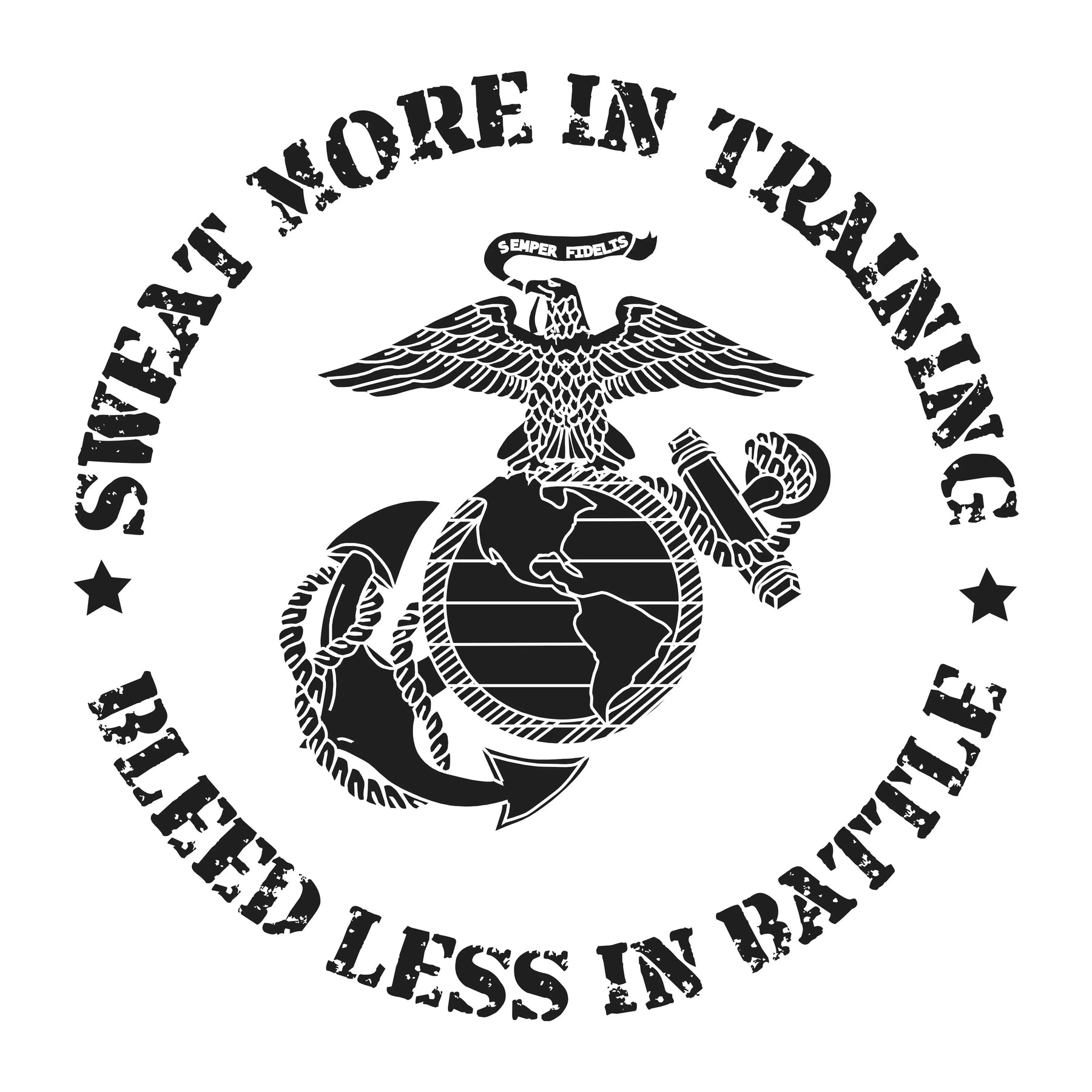 U.S. Marine Corps Sweat More 2-Sided Tee
