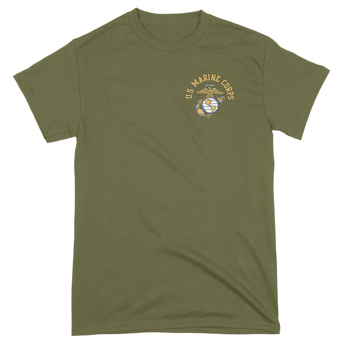OVER STOCKED "CLOSEOUT" U.S. Marine Corps EGA Chest Seal OD Green T-Shirt - Marine Corps Direct