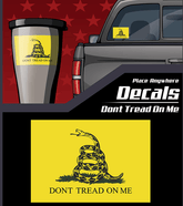 Don't Tread on Me Decal
