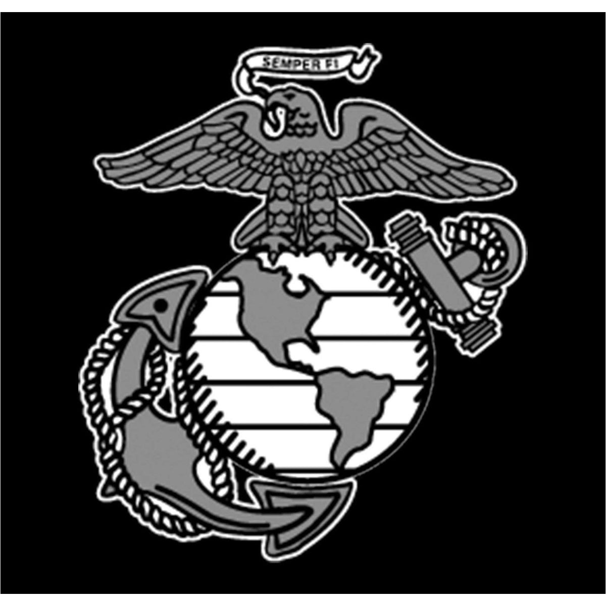 Marines EGA Screen Printed Dri-Fit Performance Polo - Marine Corps Direct