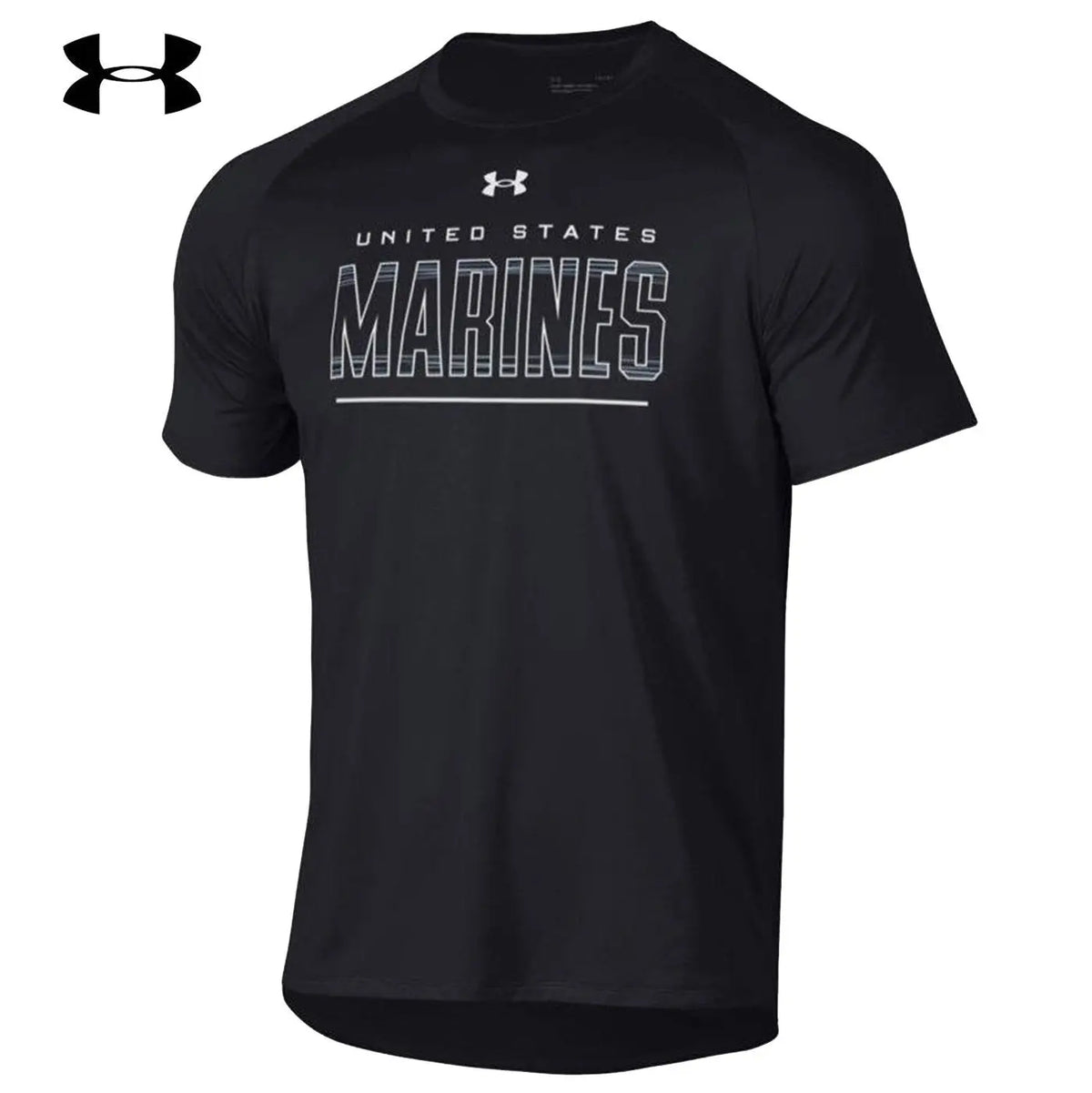 Closeout Under Armour Marines Line Tech Performance Tee (2XL Only)