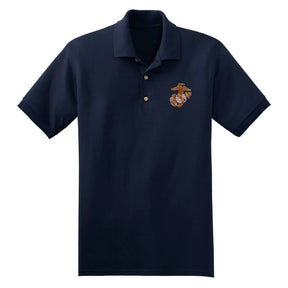 USMC Polo Shirt - Embroidered EGA Emblem | Marine Corps Direct