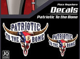 USA Decal - Patriotic | Patriotic To The Bone Decal