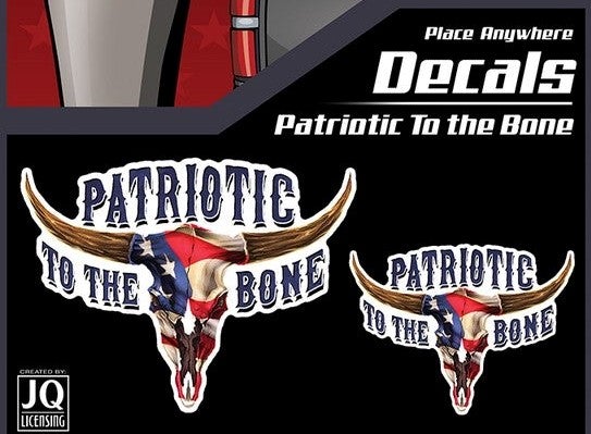 Patriotic To The Bone Decal