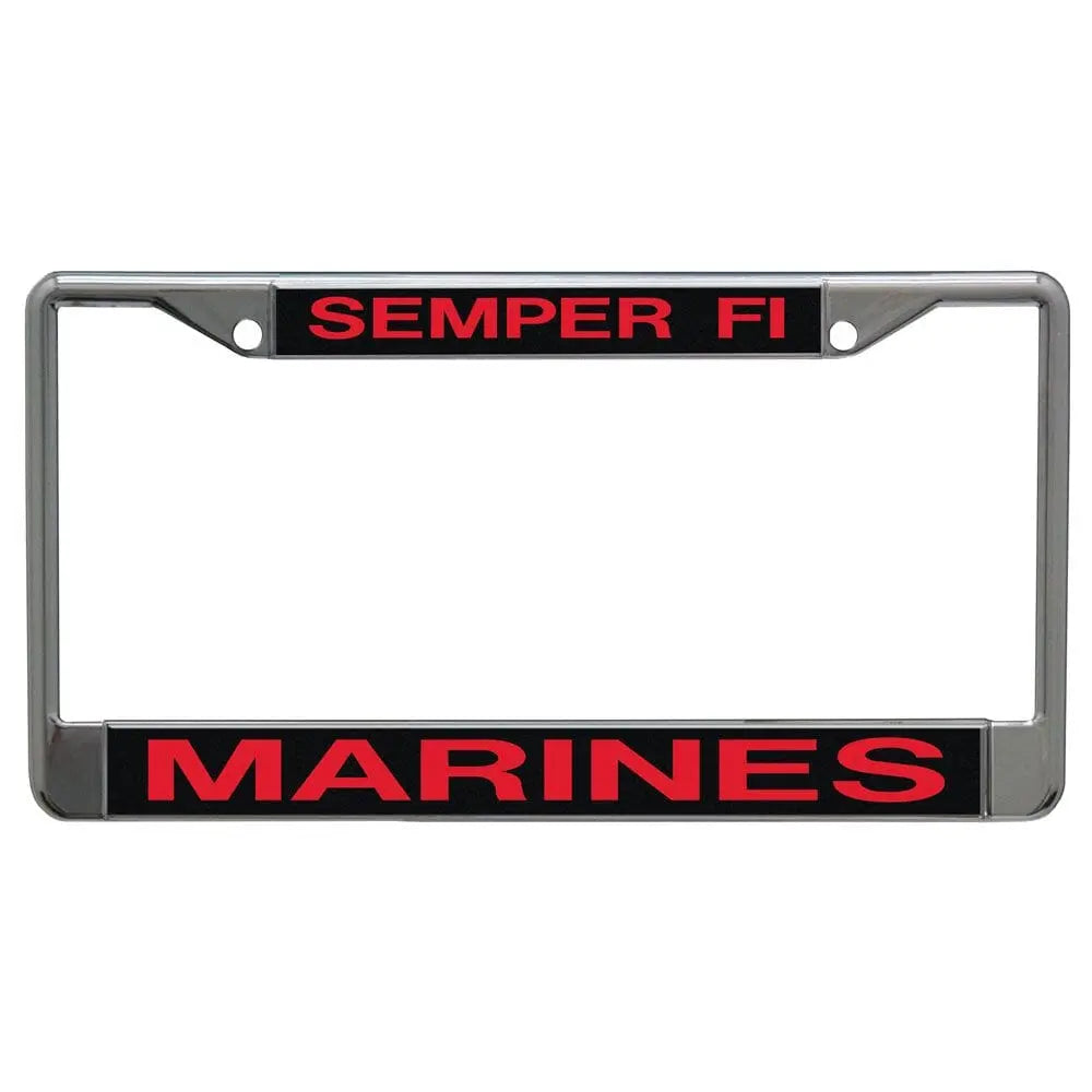 Semper Fi Marine Corps License Plate Frame