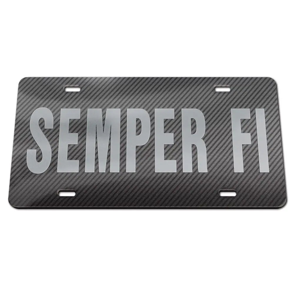 U.S. Marines Specialty Acrylic License Plate