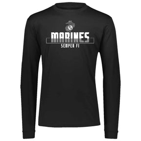Shadow Marines Dri-Fit Performance Long Sleeve - Marine Corps Direct